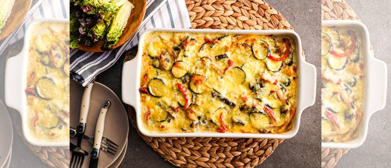 LEFTOVER ROAST VEGETABLE LASAGNE