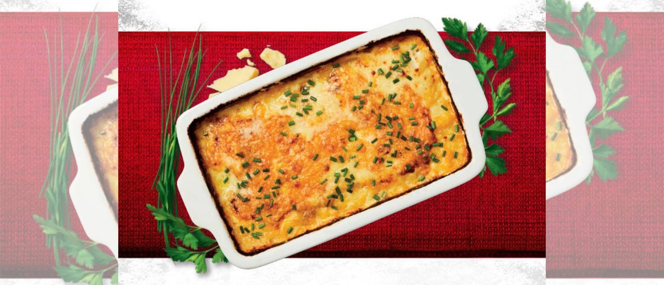 OVEN EASY CREAMY CHEESY POTATO BAKE