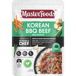 MasterFoods MYMC Korean BBQ Beef Recipe Base 175g image