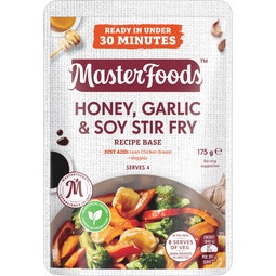 MasterFoods Honey, Garlic & Soy Stir Fry Recipe Base 175g image