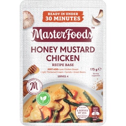 MasterFoods  Honey Mustard Chicken Recipe Base 175g image