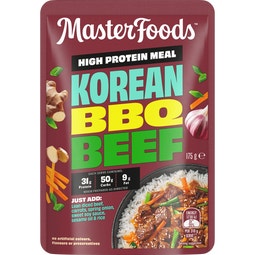 MasterFoods™ High Protein Meal Korean Barbecue Beef 175g image