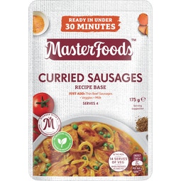 MasterFoods Curried Sausages Recipe Base 175g image
