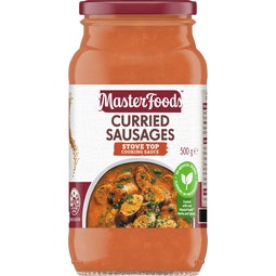 MasterFoods Curried Sausages Cooking Sauce 500g image