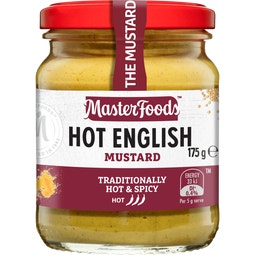 MasterFoods Hot English Mustard 175g image