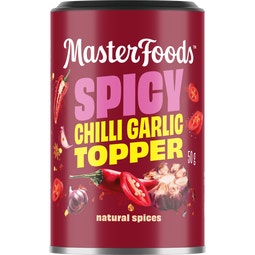 MasterFoods™ Spicy Chilli Garlic Topper 50g image