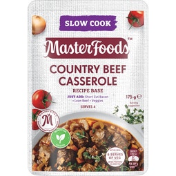 MasterFoods Country Beef Casserole Slow Cook Recipe Base 175g image
