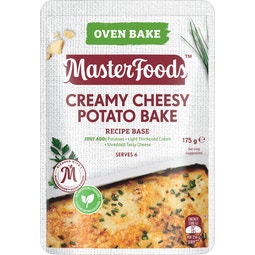 MasterFoods Creamy Cheesy Potato Oven Bake Recipe Base 175g image