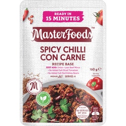 MasterFoods Spicy Chilli Con Carne Recipe Base 160g image