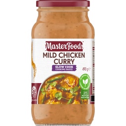 MasterFoods Mild Chicken Curry Cooking Sauce 490g image