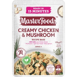 MasterFoods Creamy Chicken & Mushroom Recipe Base 175g image