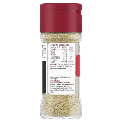 MasterFoods Garlic Seasoning 70g