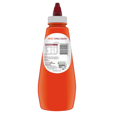 MasterFoods Sweet Chilli Sauce Bottle 500mL