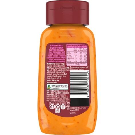 MasterFoods Sweet Chilli Sour Cream 250ml