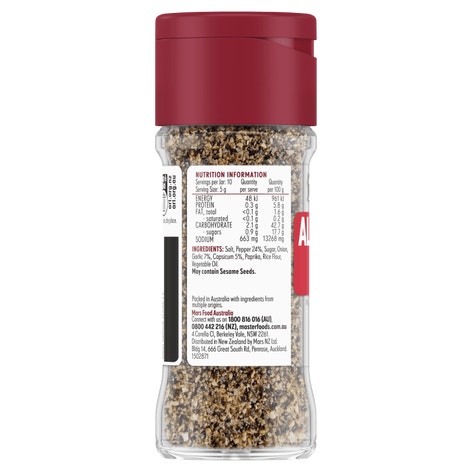MasterFoods All Purpose Pepper Seasoning 50g