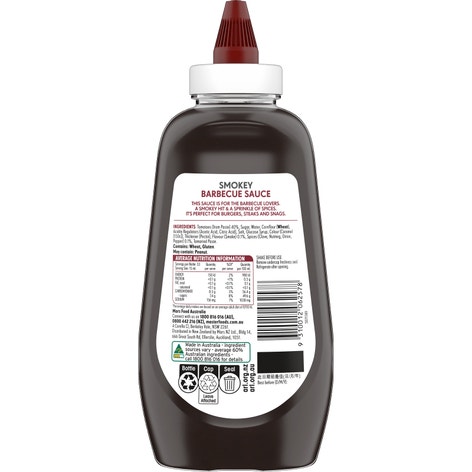 MasterFoods Smokey Barbecue Sauce 500ml