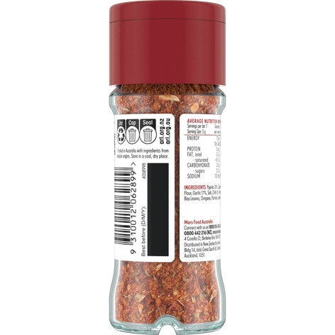 MasterFoods H&S Peri Peri Spice Blend 38g
