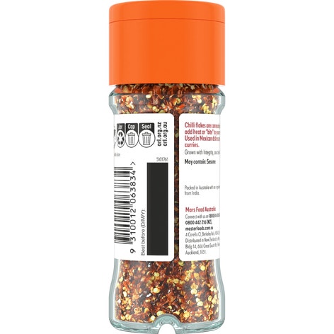MasterFoods Chilli Flakes 22g