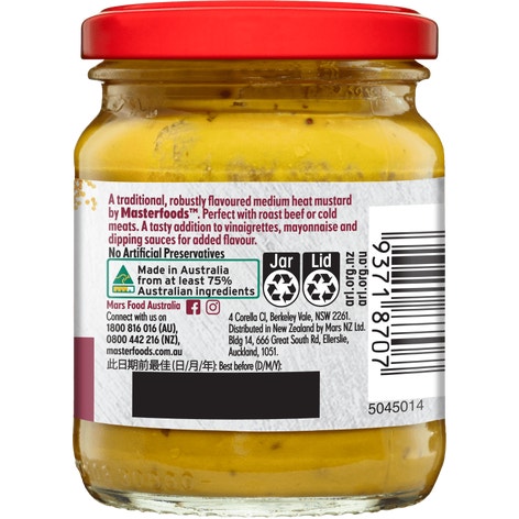 MasterFoods Australian Mustard 175g