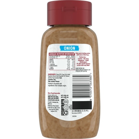 MasterFoods Finely Chopped Onion 270g