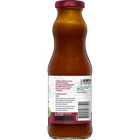 MasterFoods Honey BBQ Marinade 375g