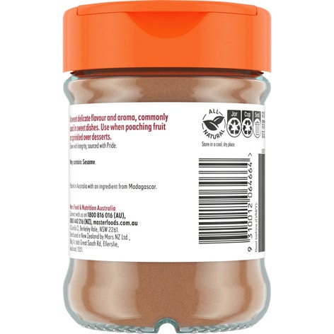 MasterFoods Cinnamon Ground 109g