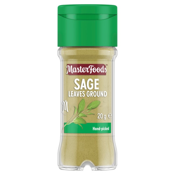 MasterFoods Sage Leaves Ground 20g