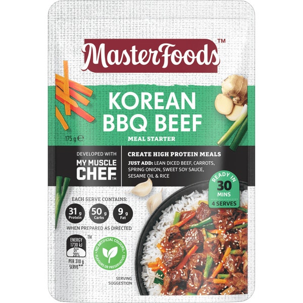MasterFoods MYMC Korean BBQ Beef Recipe Base 175g