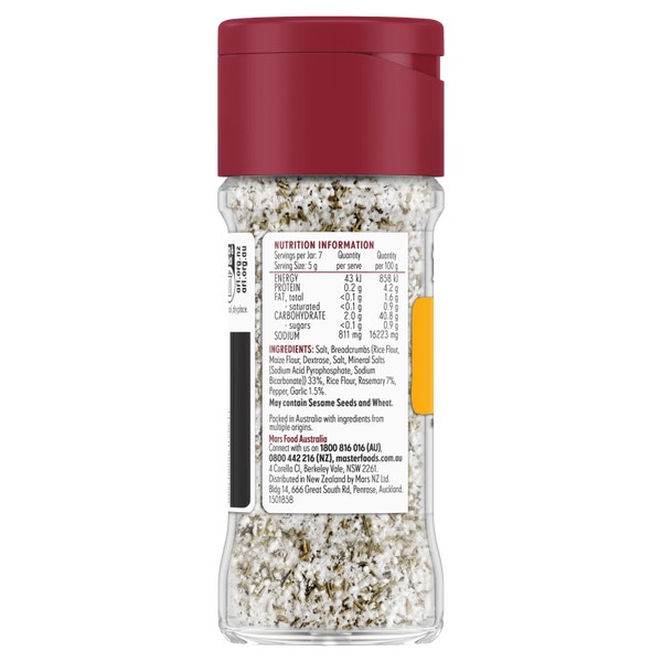 MasterFoods Roast Vegetable Seasoning 38g