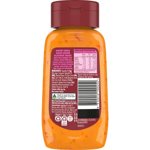 MasterFoods Sweet Chilli Sour Cream 250ml