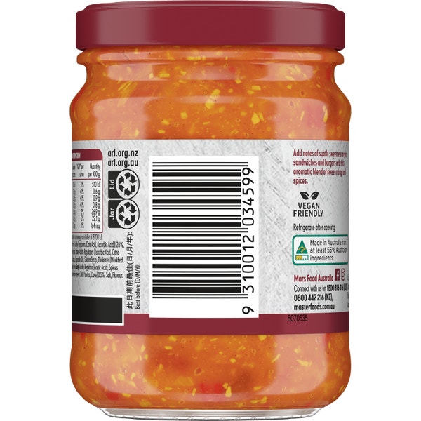 MasterFoods Mango Chutney 250g