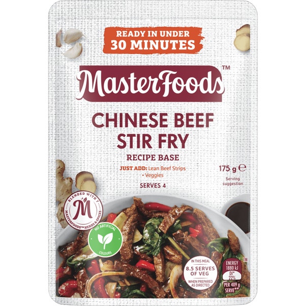 MasterFoods Chinese Beef Stir Fry Recipe Base 175g