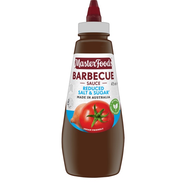 MasterFoods Barbecue Sauce Reduced Salt & Sugar 475ml