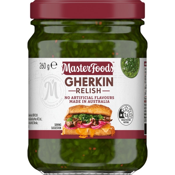 MasterFoods Gherkin Relish 260g