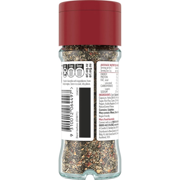 MasterFoods Avocado Smash Spice Blend 35g