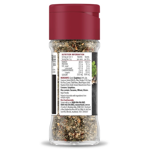 MasterFoods Avocado Smash Spice Blend 30g