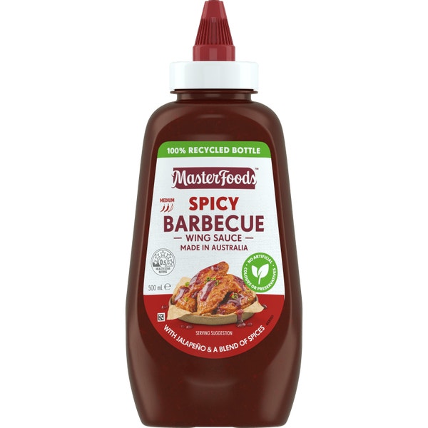 MasterFoods ​Spicy Barbecue Wing Sauce 500mL