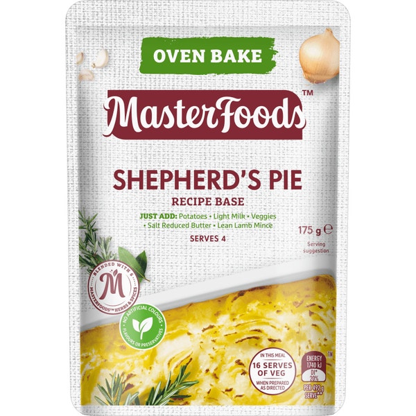 MasterFoods Shepherd's Pie Oven Bake Recipe Base 175g
