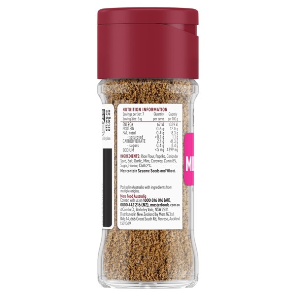 MasterFoods Harissa Middle Eastern Seasoning 37g