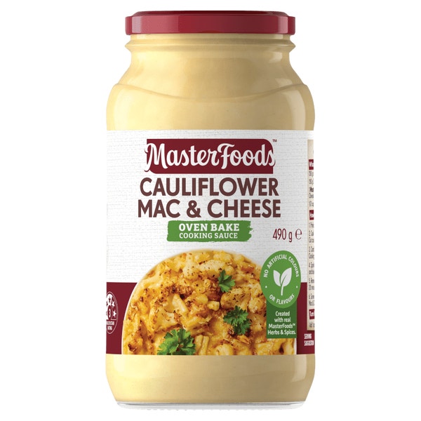 MasterFoods™ Cauliflower Mac & Cheese Cooking Sauce 490g