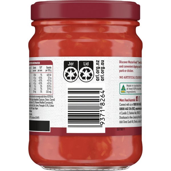 MasterFoods™ Sweet & Sour Sauce 270g