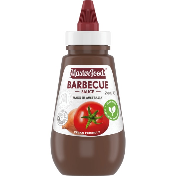 MasterFoods Barbecue Sauce Bottle 250mL