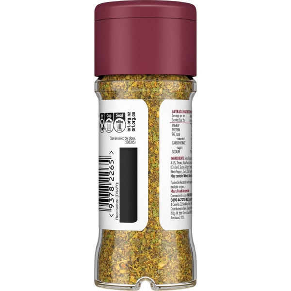 MasterFoods Pizza Topper Herb Blend 18g
