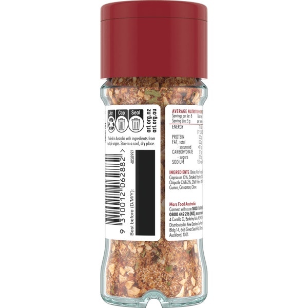 MasterFoods H&S Chipotle Spice Blend 40g
