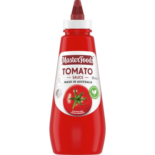 MasterFoods Tomato Sauce Bottle 500mL