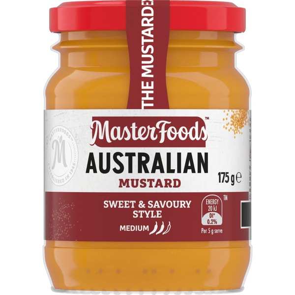 MasterFoods Australian Mustard 175g