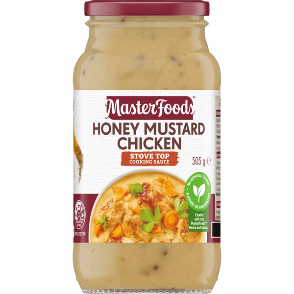 MasterFoods Honey Mustard Chicken Cooking Sauce 505g
