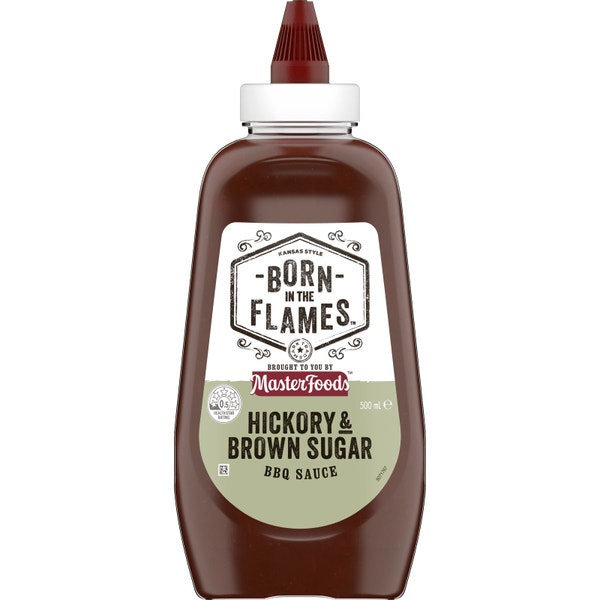 Born In The Flames Hickory And Brown Sugar Barbecue Sauce 500ml