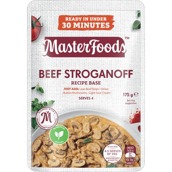 MasterFoods Beef Stroganoff Recipe Base 175g