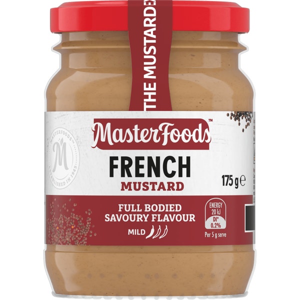 MasterFoods French Mustard 175g